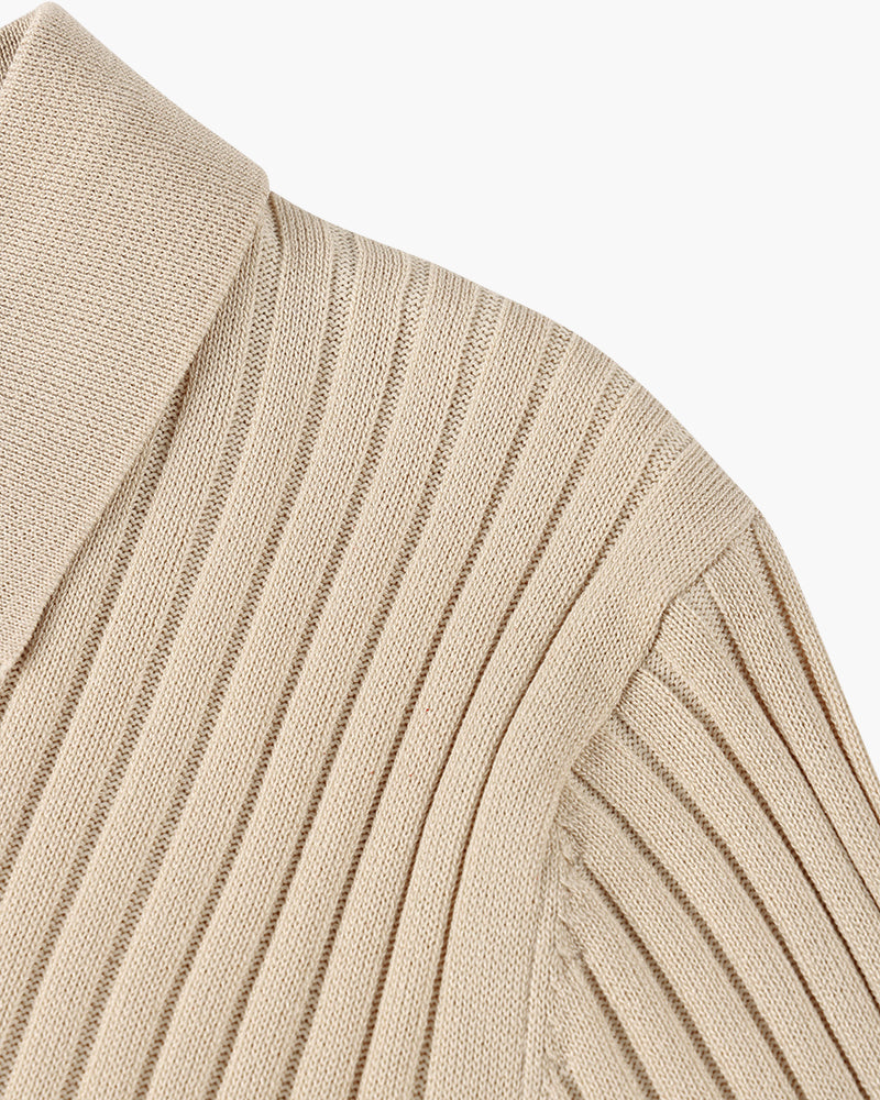 Ravello | Men’s Cotton Blend V-Neck Polo Shirt