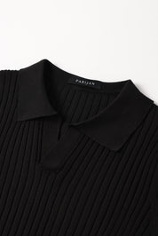 Ravello | Men’s Cotton Blend V-Neck Polo Shirt