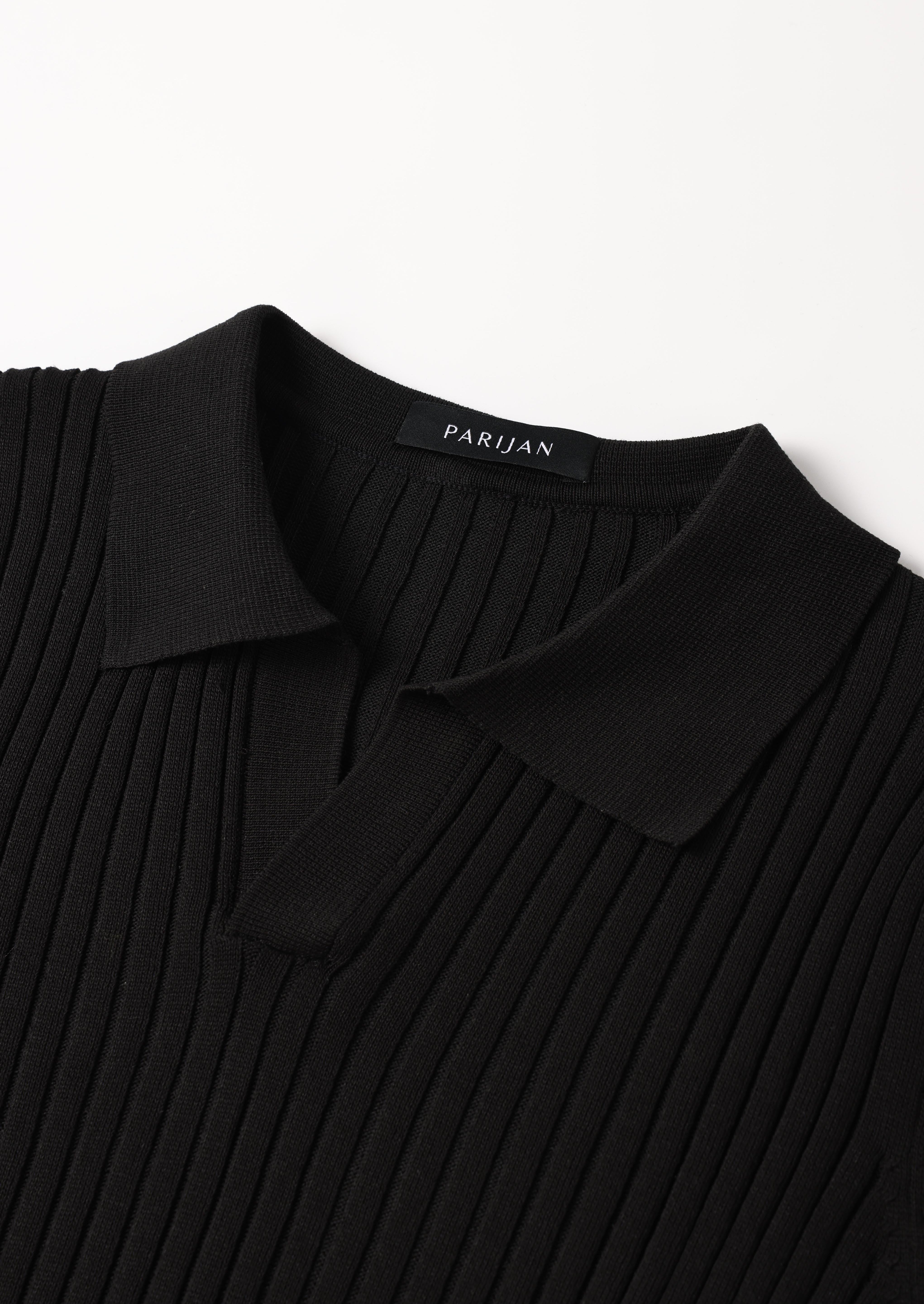 Ravello | Men’s Cotton Blend V-Neck Polo Shirt