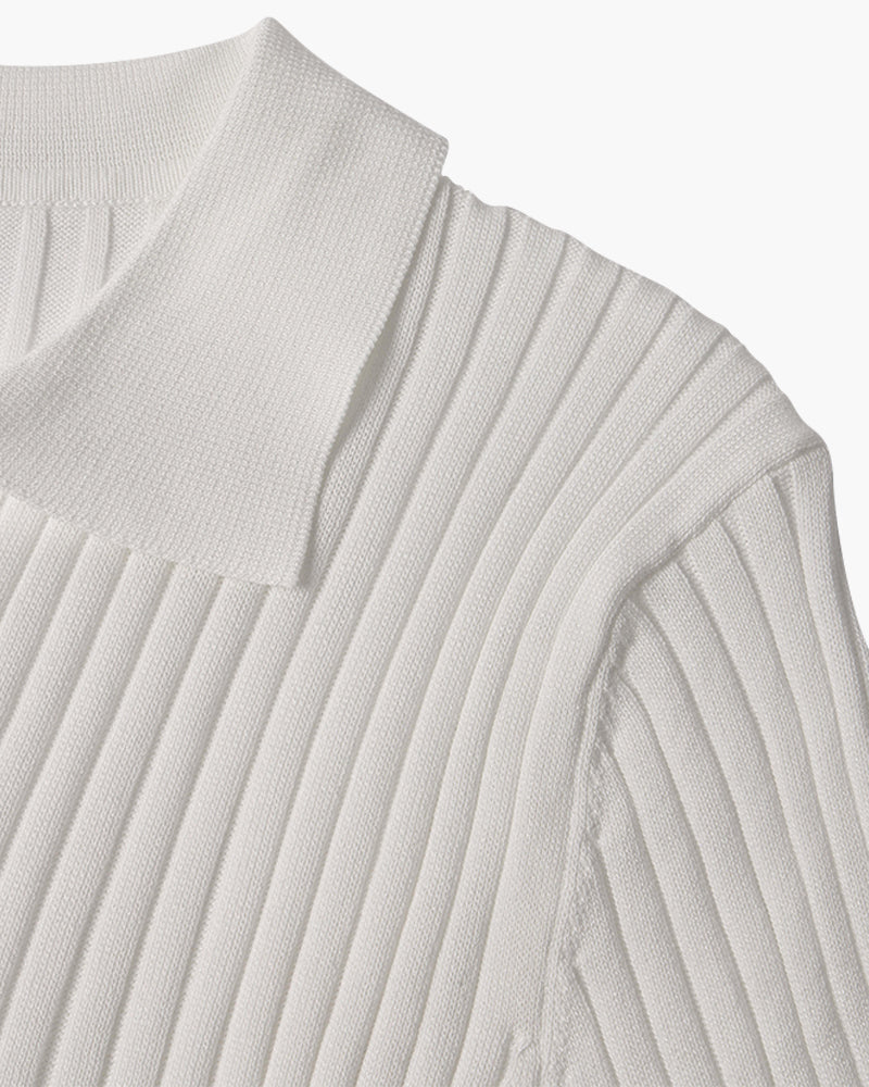 Ravello | Men’s Cotton Blend V-Neck Polo Shirt