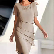 Velaria - Women’s Chiffon Midi Dress