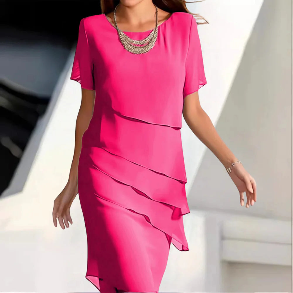 Velaria - Women’s Chiffon Midi Dress
