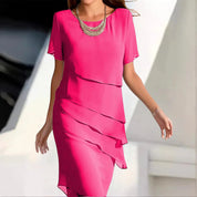 Velaria - Women’s Chiffon Midi Dress