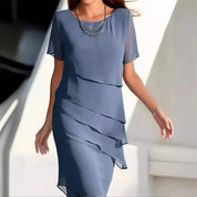 Velaria - Women’s Chiffon Midi Dress