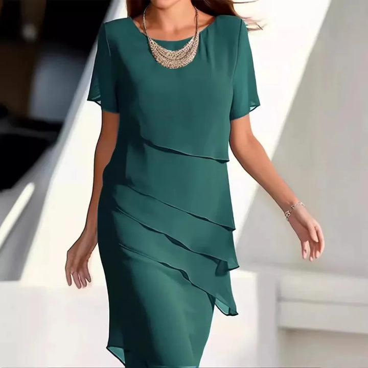 Velaria - Women’s Chiffon Midi Dress