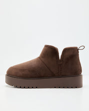 Solvèra | Plush-Lined Suede Ankle Boots