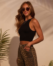 Kivara | Knit Crop Tank Top