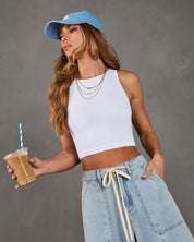 Kivara | Knit Crop Tank Top