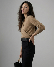 Elvoro | Cashmere Crossover Collar Sweater