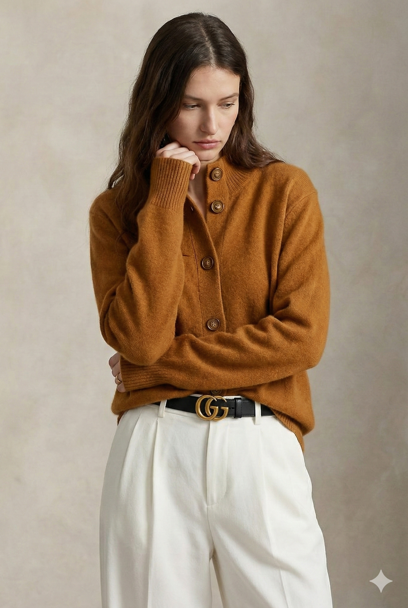 Valmera - Women’s Cashmere Button Cardigan