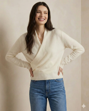 Elvoro | Cashmere Crossover Collar Sweater