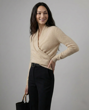 Elvoro | Cashmere Crossover Collar Sweater