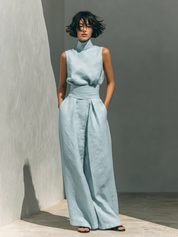 Linara | Cotton-Linen Wide-Leg Set