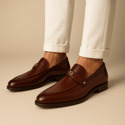 Giviny | Men’s Clean Cut Leather Loafers