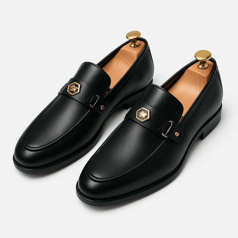 Giviny | Men’s Clean Cut Leather Loafers