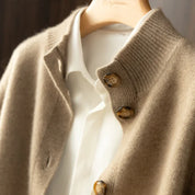 Valmera - Women’s Cashmere Button Cardigan