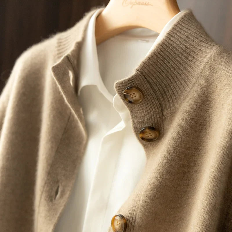 Valmera - Women’s Cashmere Button Cardigan