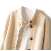Valmera - Women’s Cashmere Button Cardigan