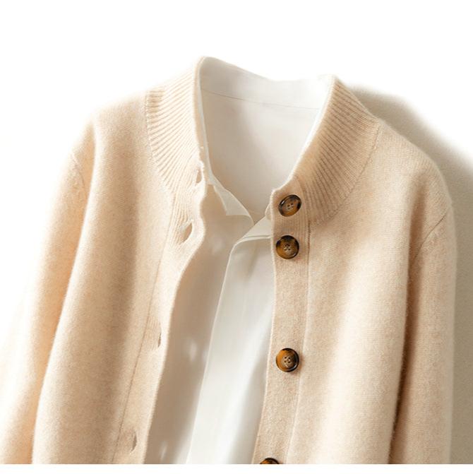 Valmera - Women’s Cashmere Button Cardigan