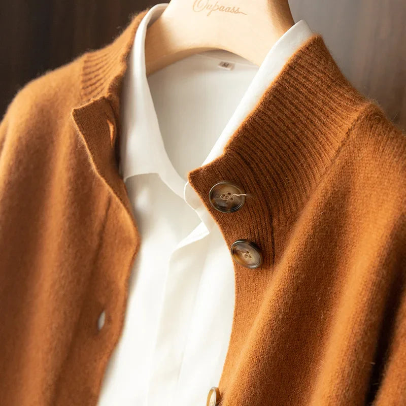 Valmera - Women’s Cashmere Button Cardigan