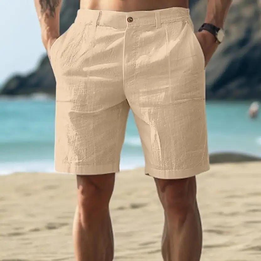 Solvaris | Men’s Relaxed Linen Shorts
