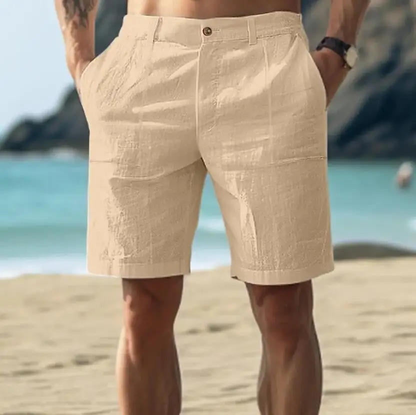 Solvaris | Men’s Relaxed Linen Shorts