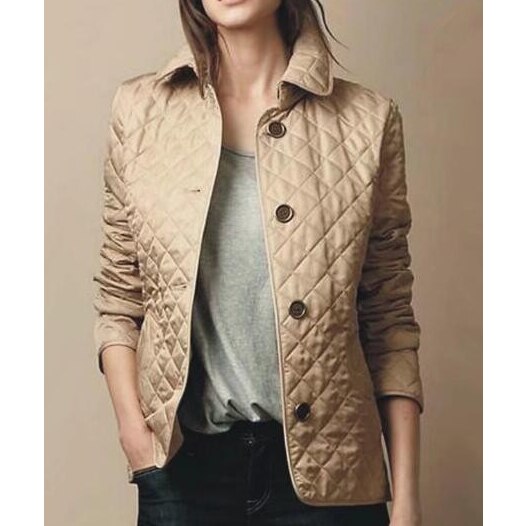 Kira Vanderlyn | Women's Diamond Quilted Casual Jacket