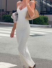 Julianna | Polka Dot Maxi Dress