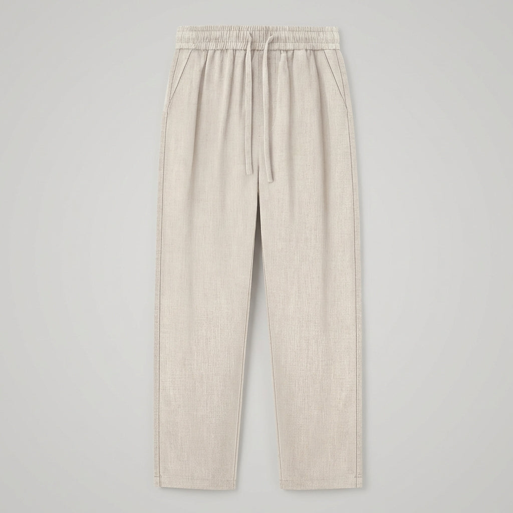Renji | Men’s Cotton Linen Relaxed Pants