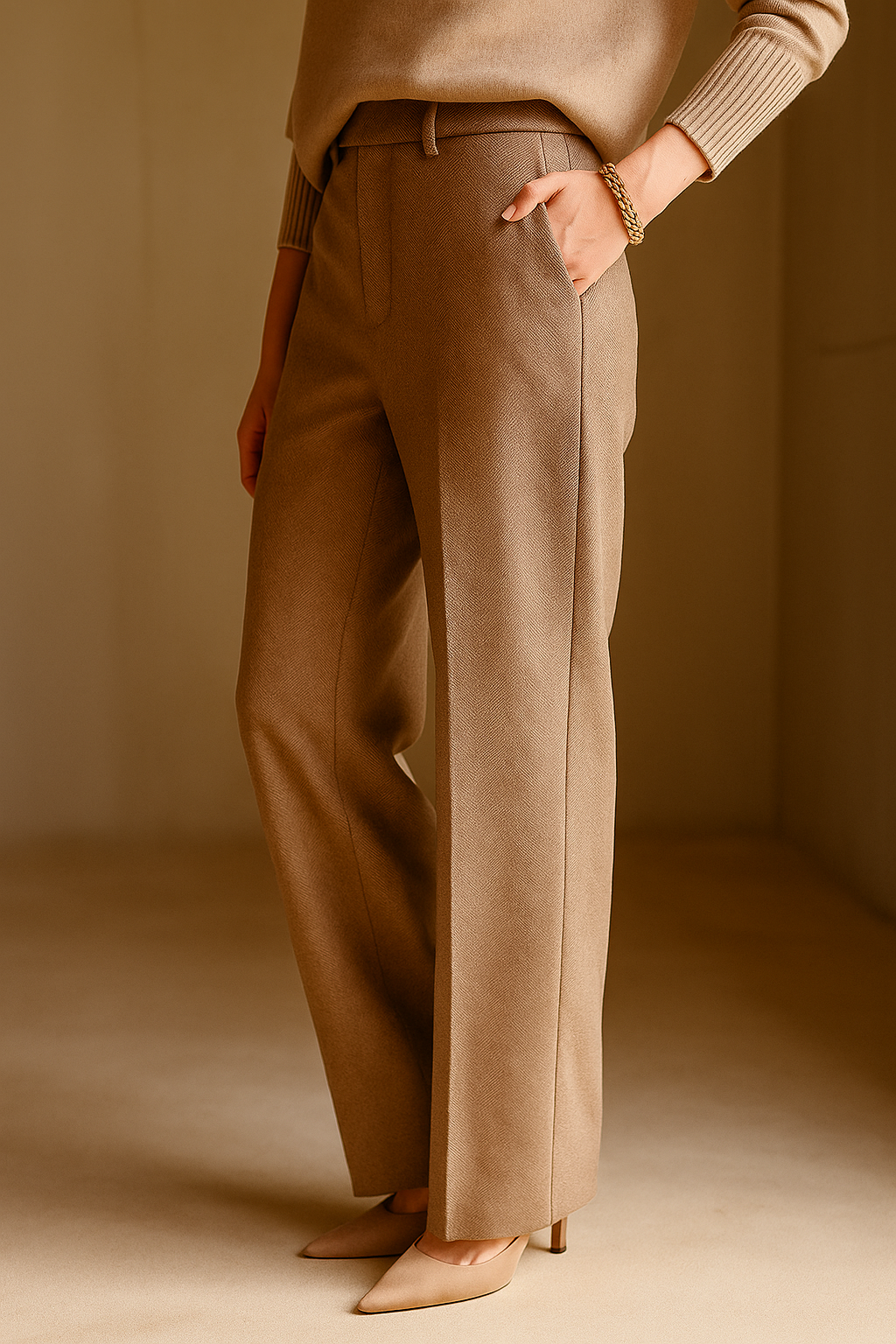 Velori | Wool Tailored Trousers