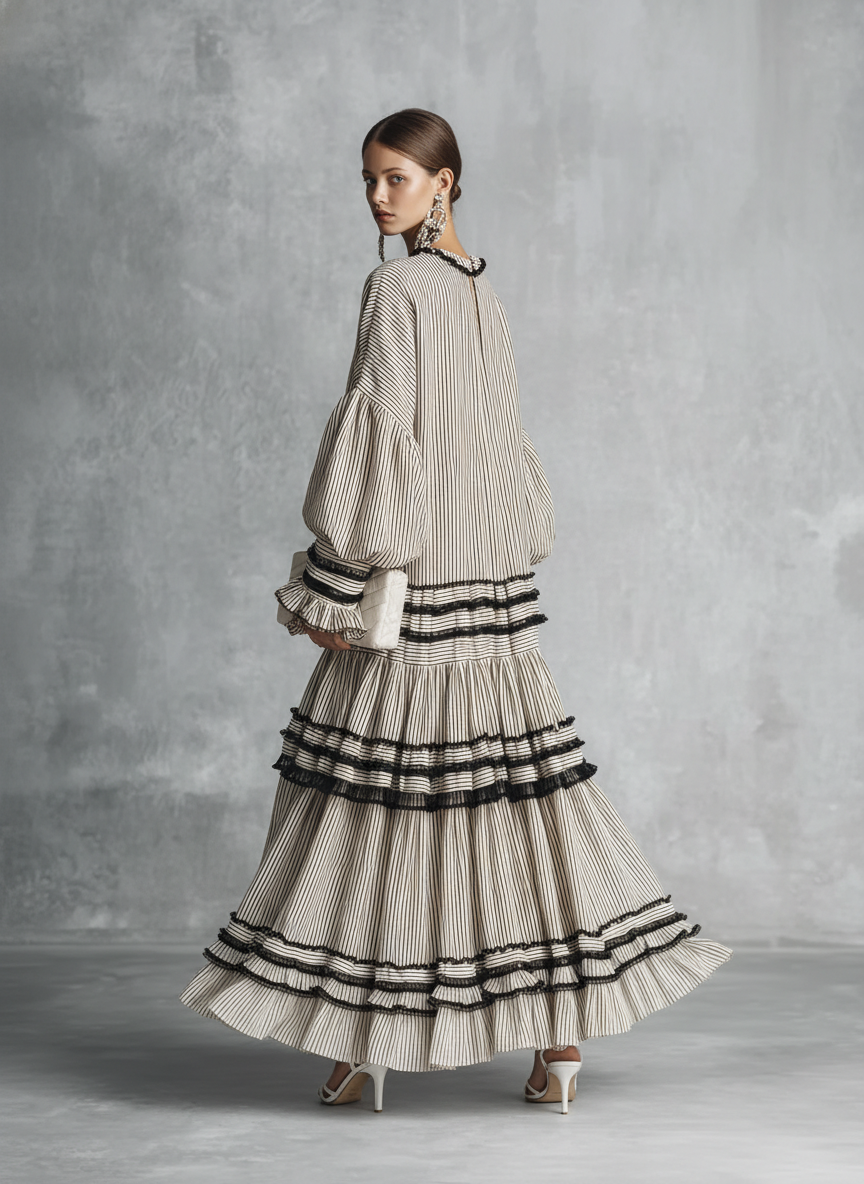 Bohemira - Women’s Boho Tiered Maxi Dress