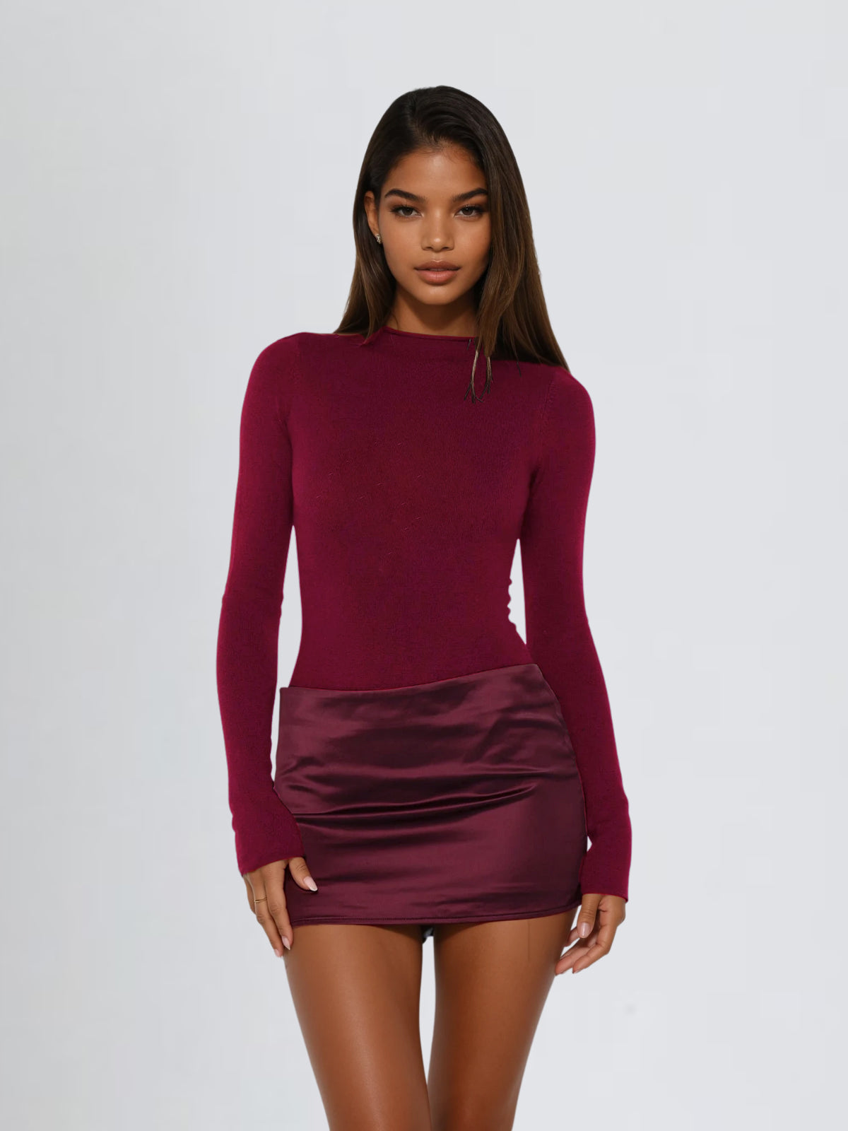 Virella - Women’s Long Sleeve Mini Dress