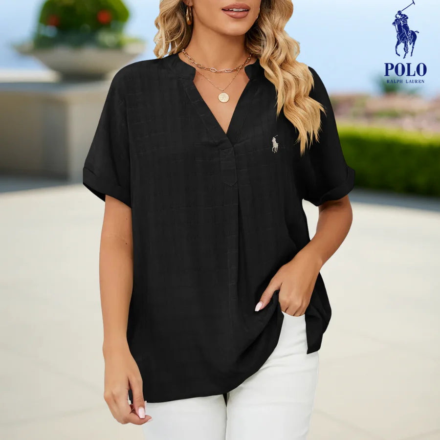 RL™ Relaxed Linen Tunic Blouse
