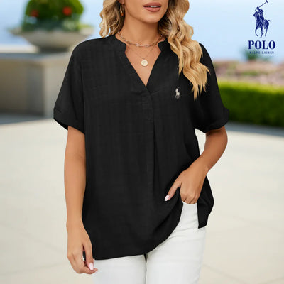 RL™ Relaxed Linen Tunic Blouse