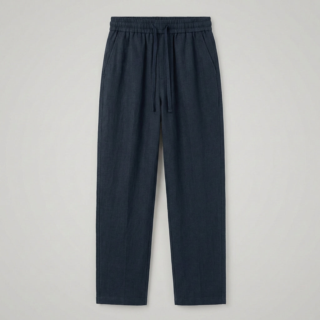Renji | Men’s Cotton Linen Relaxed Pants
