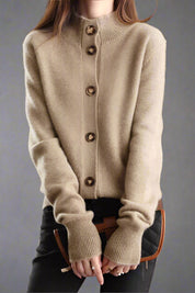 Valmera - Women’s Cashmere Button Cardigan
