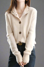 Valmera - Women’s Cashmere Button Cardigan