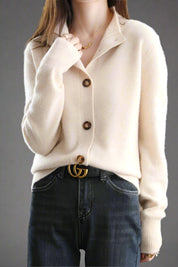 Valmera - Women’s Cashmere Button Cardigan