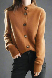 Valmera - Women’s Cashmere Button Cardigan
