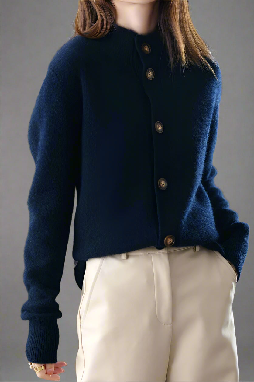 Valmera - Women’s Cashmere Button Cardigan