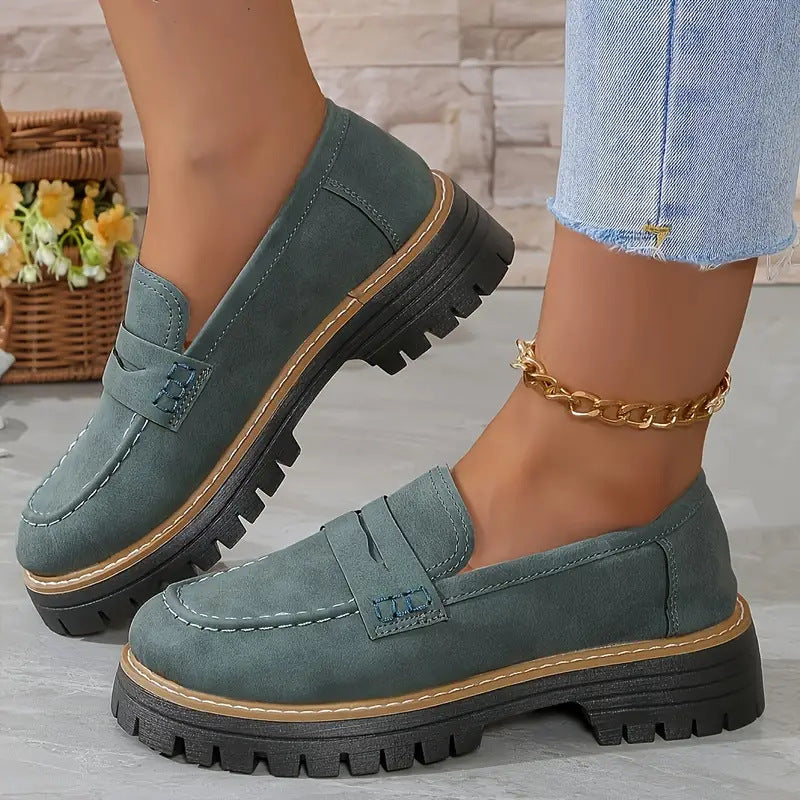 Darian | Women’s Platform Slip-On Loafers