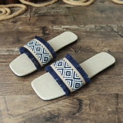 Solarae | Bohemian Embroidered Sandals
