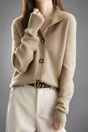 Valmera - Women’s Cashmere Button Cardigan