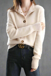 Valmera - Women’s Cashmere Button Cardigan