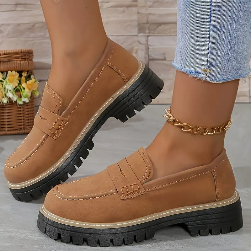 Darian | Women’s Platform Slip-On Loafers