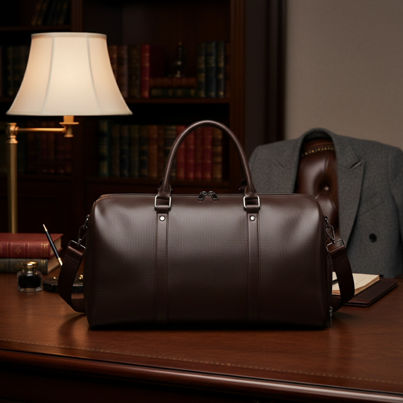 Executive | Leather Weekender Duffle Bag