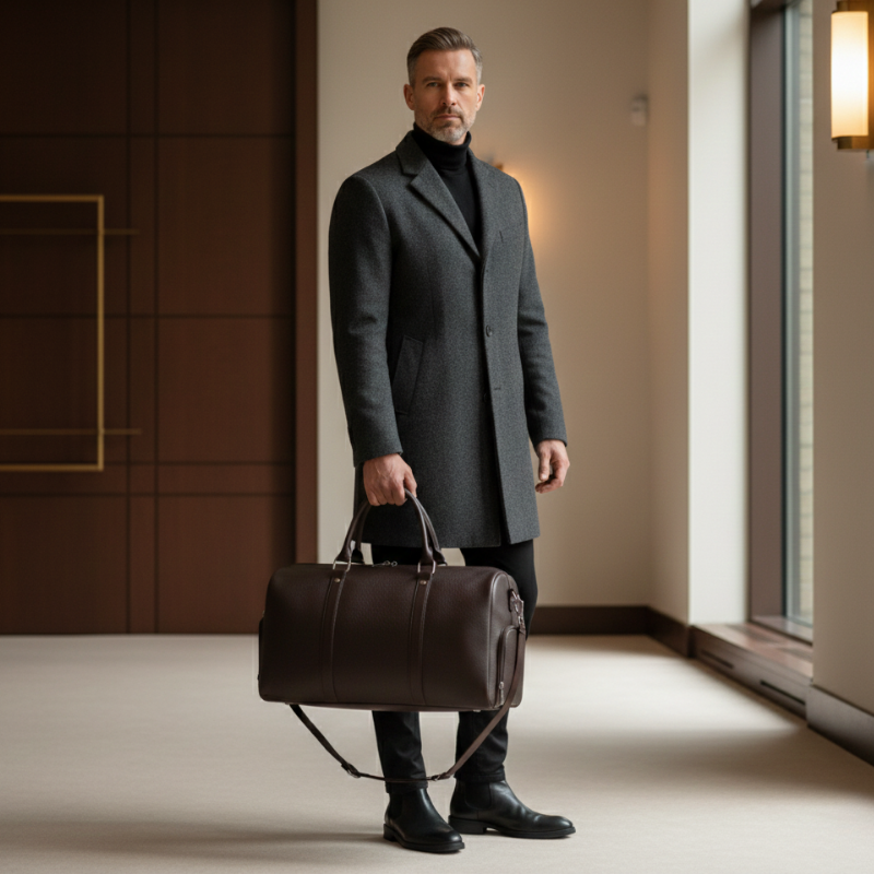 Executive | Leather Weekender Duffle Bag