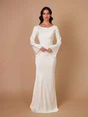 Pharia | Women’s Long-Sleeve Maxi Dress – Timeless Elegance for Every Occasion