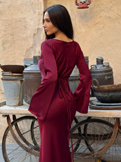 Pharia | Women’s Long-Sleeve Maxi Dress – Timeless Elegance for Every Occasion