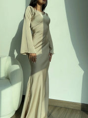 Pharia | Women’s Long-Sleeve Maxi Dress – Timeless Elegance for Every Occasion